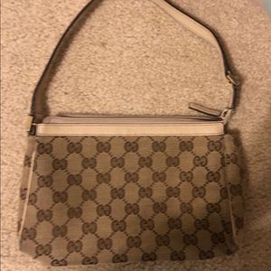 Gucci brown monogram shoulder bag